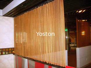 中国 装飾的な金網のカーテンのコイルの飾り布のステンレス鋼/アルミニウム材料 サプライヤー