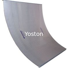 中国 ジョンソンのくさびワイヤー スクリーンのふるいのくねりのステンレス鋼の適用される物質的な食品加工 サプライヤー