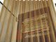 青銅色色の金属のコイルの飾り布、天井のための掛かる金網部屋ディバイダー サプライヤー